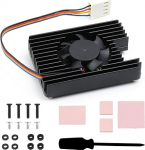 Spetsiaalne k&otilde;ik-&uuml;hes 3007 jahutusventilaator Raspberry Pi arvutimoodulile 4 CM4 ventilaator koos soojuslintidega, PWM-kiiruse reguleeritavus