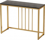 Konsoollaud elutuppa, koridoririiul, kitsas, reguleeritavate jalgadega, terasraamiga, kergesti puhastatav, sissep&auml;&auml;suks, koridoriks, elutuppa, diivanipoolele (must, 80 x 120 x 30 cm / 31 x 47 x 12 cm)