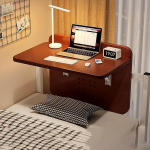 Wandmontierter Klapptisch, Kleiner Holzschreibtisch Klappbar montierte Werkbank Wandmontierter Klapptisch Schwebetisch Platzsparend f&uuml;r B&uuml;ros Schlafzimmer Arbeitszimmer Restaurants(Brown,40*30cm)