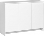 HOMCOM Sideboard k&ouml;&ouml;gikapp 3 kabinetiga, hoiukapp kaabliava, TV-kapp kuni 50-tollise teleri jaoks, valge, 120 x 35 x 85 cm, HOMCOM Sideboard k&ouml;&ouml;gikapp 3 kabinetiga, hoiukapp kaabliava, TV-kapp kuni 50-tollise teleri jaoks, 120 x 35 x 85 cm
