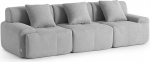 3-kohaline modulaarne diivan &scaron;enillkate Mineral Grey eemaldatavad padjakatted (Mineral Grey, 3-kohaline)