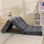 MAXYOYO kokkupandav madrats, mugav kokkupandav madrats, m&auml;luvaht ekstra paks 15 cm, 3-osaline k&uuml;lalismadrats k&uuml;lalisvoodile, kokkupandav p&otilde;randamattrats elutuppa, 90 x 190 cm.