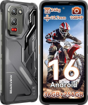 Blackview Fort 5 Outdoor Handy Ilma lepinguta Android 16, 248g/10.7mm Ultra-Thin Baustellenhandy, 6.78'' 120Hz, 108MP+50MP+13MP Nachtsicht, 36GB+256GB/2TB Outdoor Smartphone, MTKG100, IP69K/ NFC/700Nits