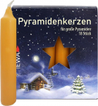 Pakend 12 p&uuml;ramiidk&uuml;&uuml;nla suur looduslik (l&auml;bim&otilde;&otilde;t x k&otilde;rgus) 17 x 105 mm Pakend 216-st