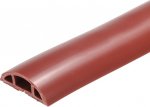 PATIKIL Bodenkabel Abdeckung Kabel Schutz 0.4" Breite x 0.28" Hohe 3.3ft Rot Selbstklebende Kabel Management f&uuml;r Haus B&uuml;ro