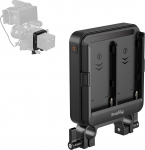 SMALLRIG Dual NP-F akuplaadi komplekt 15mm LWS varrastele, toiteallikas D-Tap, DC, USB-C pordid, adapteri paigaldusplaat NP-F550 / 570/750 / 770/950 akudele, toetab UPS-i - 5537
