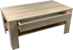 Sahtlitega kohvilaud (EWA) Sonoma Tammepuu Light Rough Sawn (EWA)