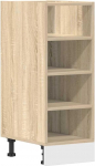 vidaXL Riga Sonoma tamme aluskapp, 30 x 44,5 x 81,5 cm, puitmaterjal, k&ouml;&ouml;gikapp, toitlustuskapp, toitlustusm&ouml;&ouml;bel, k&ouml;&ouml;gim&ouml;&ouml;bel, hoiukapp, hoiukapp