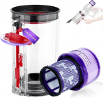 Verbesserter Staubbeh&auml;lter f&uuml;r Dyson V11 V15 Beh&auml;lter Ersatzteile SV14 SV17 SV15 SV22 SV28 Zubeh&ouml;r Staubsauger Auffangbeh&auml;lter M&uuml;lleimer Staubeimer Abfallbeh&auml;lter Baugruppe 970050-01 ja 965443-01