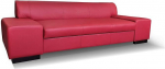 Quattro Meble Super Long Wine Red Real Leather 3-Seater Diivan London Laius 238 cm Nahast diivan Nahk MDR Burgundy Real Leather Couch Large Choice of Colours