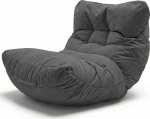 Aiire Relaxo XXL Bean Bag koos t&auml;idisega hubaste nurkade jaoks, hiiglaslikud Bean Bags t&auml;iskasvanutele, iste, kohev, mahukas p&otilde;randapadi, p&otilde;randatool, hall