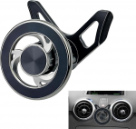 Mobiiltelefonihoidja auto ventilatsiooni magnetiline Audi A1 (2011-2019), alumiiniumsulamist mobiiltelefonihoidja, 360&deg; p&ouml;&ouml;ratav Magsafe jaoks, &uuml;hildub iPhone 17/16/15/14 & GPS-iga