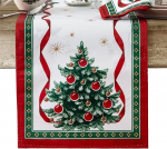 Elrene Home Fashions Villeroy & Boch Toy's Delight j&otilde;ululaudade jooksja, pidulik lauakaunistus, 33 x 178 cm