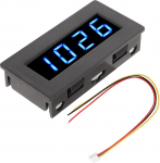 Septpenta Frequency Motor Tachometer, Digital Motor Tachometer, High Anti-Interference, Frequency Tachometer with Digital Display, DC 8 to 15 V, 0.56 Inches, 5 to 9999 rpm, 4 LEDs (Blue)