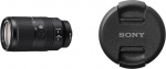Sony E 70-350mm f/4.5-6.3G OSS | APS-C, Super Telephoto Zoom Lens (SEL70350G) & ALC-F 62 S Protective Cap, 35038372, Black, 62mm
