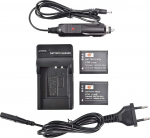 DSTE&reg; 2 Pack asendusaku ja DC16E reisilaadija &uuml;hildub Olympus Li-50B Stylus 1020 1030 9000 9010 SP-800UZ SP-810UZ SZ-30MR SP-720UZ iHS SZ-16 iHS Tough TG-870-ga
