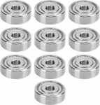 BORDSTRACT 10tk miniatuursed roostevabast terasest kuullaagrid kiirseadmetele S6300ZZ 35x10x11mm suletud terasest kuullaager