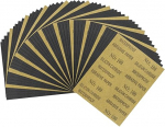50 tk 9 x 11 tolli x 100 tera liivapaberiga metallist auto Poola kriimustuste eemaldamiseks Silikoonkarbiid abrasiivne
