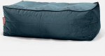 Lounge Pug, suur pouf jalahoob Velvet t&uuml;rkiissinine
