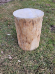 Kistenkolli Altes Land Wooden Trunk Stool Planed Diameter Approx. 28-30 cm