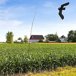 6 m linnupeletaja, pikendatav hirmutuss&uuml;steem, linnupeletaja, lendav haaklehi 6 m teleskoopvarrega, v&auml;lkpeegeldav lindude hirmutuss&uuml;steem aiafarmi jaoks