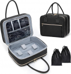 Damero hoiukott intiimsete m&auml;nguasjade jaoks 2 pingutuspaelaga taskuga, diskreetne kott silikoonist m&auml;nguasjade jaoks, privaatne hoiukast, lukustatav t&auml;iskasvanutele, meestele ja naistele