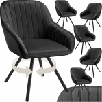 tectake&reg; p&ouml;&ouml;rlevad k&auml;etoega s&ouml;&ouml;gitoolid, ergonoomiline kestatool sametkattega, tepitud, p&ouml;&ouml;rlevad toolid elutuppa, s&ouml;&ouml;gilauda, &otilde;ppetuppa, garderoobi, k&ouml;&ouml;gitoolidele - 6 toolist koosnev komplekt,