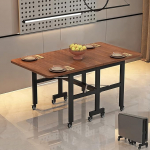 Kokkupandav t&auml;ispuidust s&ouml;&ouml;gilaud, kokkupandav laud koos kokkupandava lehega k&ouml;&ouml;gi, elutoa, restorani jaoks, 47 x 24 x 30 tolli, mahagonist, ruumi s&auml;&auml;stev, multifunktsionaalne, &otilde;ppetuba, Arb