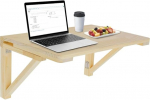 EMENKD Wandklapptisch, Wandklapptische, Wand-Schwebschreibtisch Aus Massivholz F&uuml;r Esszimmer, Waschk&uuml;che, B&uuml;ro, Klappschreibtisch(70x50cm/28x20in)