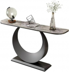 Eingangstisch, Moderner Eingangsschrank - Schmaler wandmontierter Flurtisch mit Ablage Konsolentisch(100cm)