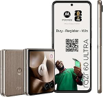 Motorola razr 60 Ultra Flip-Phone (6,96-tolline POLED-ekraan / vastupidav 4,0-tolline Gorilla-keraamilise klaasiga v&auml;liekraan, vastupidav, veekindel, 50 MP Moto AI kaamera, 12/256 GB) Pantone Mountain Trail