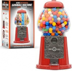 CKB LTD Retro m&uuml;ntidega t&ouml;&ouml;tav n&auml;rimiskummiautomaat kommide jaotur - n&auml;rimiskummiautomaat &uuml;mmargused &scaron;okolaadid, n&auml;rimiskummid, segatud suupisted, p&auml;hklid, maiuspalad, m&uuml;ndi hoiustamine, suur 28cm, punane