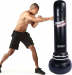 Punch Bag koos stendiga lastele ja t&auml;iskasvanutele, JanTeelGO Kids Punch Bag 180cm koos taskute disainiga, 0.4mm paksust PVC Big Speed Ball - Instant Rebound, Tumbler karate jaoks