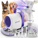 oneisall koerte tolmuimeja koos harjaga, Super imemisv&otilde;imsus 12000 Pa, lemmiklooma karvade tolmuimeja harjast &uuml;he nupuga, lemmiklooma karvade eemaldaja 4 hooldusvahendiga, 1,5 L