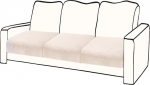 BT.WA Couch Covers for 3 Cushions Couch Sofa Velvet 3 Piece Seat Cushion Cover Stretch Sofa Covers Separate Sectional Sofa Slipcovers Furniture Protector (3 Seater or Backrest, Beige)