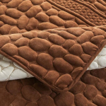 YEARLY Thick Sofa Cover, Short Plush Quilted Sofa Throws Furniture Protector Winter Warm Anti Slip Couch Cover For Pets, Dogs, Kids