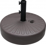 ABCCANOPY raskeveokite t&auml;idetav patio vihmavari 22kg pruun