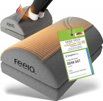 feela. Jalgpadi [v&otilde;rdlusv&otilde;itja] - Ergonoomiline jalahoidja Premium vahtpolstriga ja integreeritud soojuspadjaga - libisemisvastane, reguleeritava k&otilde;rgusega, lauatarvikud (tumehall)