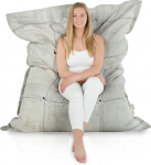 XXL hiiglaslik kott, istmepadi, siseruumides kasutatav kott-tool t&auml;iskasvanutele, EPS helmedega t&auml;itmine, eemaldatav kate, masinpesu, t&ouml;&ouml;stuslik, 175 x 135 cm