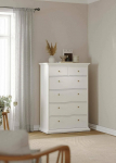 Dmora Colombe mitmeotstarbeline kapp magamistoas kapp 96 x 49 x 139 cm valge