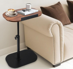 kiss me C-kujuline k&uuml;ljelaud, 360&deg; p&ouml;&ouml;ratav, reguleeritava k&otilde;rgusega, C-kujuline k&uuml;ljelaud, eemaldatava vaheseinaga, kohvi k&uuml;ljelaud, elutoa diivanilaud, kaasaegne v&auml;ike kohvilaud,