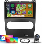 8 Core 4 + 64G: Hodozzy Carplay DAB DAB+ autoraadio Mercedes Benz B-klassile B200/A-klassile A160 A180 2008-2011, 9-tolline Android autoraadio Android Car/WiFi/GPS/RDS/FM/Bluetooth/USB + tagurdamine