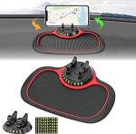 Rednow Multifunktsionaalne auto libisemisvastane matt auto mobiiltelefoni hoidja auto mobiiltelefoni hoidja silikoonist auto pad matt universaalne multifunktsionaalne auto armatuurlaua matt koos telefoni hoidjaga autos