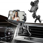 Mobiiltelefoni hoidja auto ventilatsiooni v&otilde;rega, 360&deg; p&ouml;&ouml;ratav ja sisset&otilde;mmatav auto mobiiltelefoni hoidja, multifunktsionaalne reguleeritav hoidja, universaalne telefoni hoidja nutitelefonidele 3 kuni 7