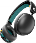 Skullcandy Grom Over-Ear juhtmevabad k&otilde;rvaklapid, 45-tunnine aku kestvus, helitugevuse piirang, &uuml;hildub iPhone'i, Android ja Bluetooth seadmetega - must