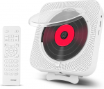 Adirigo CD-m&auml;ngija Bluetoothiga - seinale paigaldatav muusikam&auml;ngija Kodu Audio Boombox LCD-ekraaniga ja tolmukattega, sisseehitatud HiFi k&otilde;lar koos kaugjuhtimispuldiga FM-raadio MP3