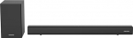 GRUNDIG DSB 991 SW 2.1 Soundbar koos subwooferiga, &otilde;huke disain, 90 W v&otilde;imsusega, traadita &uuml;hendus, Bluetooth 5.4, HDMI (ARC-CEC), USB, optiline ja Aux sisend, must