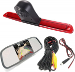 HD piduritulede tagurduskaamera komplekt koos tahavaatepeegli monitoriga, Van veekindel &ouml;ise n&auml;gemise auto tagurduskaamera asendamine Mercedes Sprinter W906 W907 W910 316 CDI/VW Crafter Caravelle 2007 jaoks