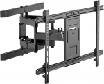 Goobay 49932 TV seinakinnitus 94 cm (37 tolli) - 178 cm (70 tolli) / TV Mount Pro FullMotion kuni 60 kg / TV seinakinnitus kallutatav ja p&ouml;&ouml;ratav / VESA standard 600 x 400 / must