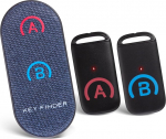 Simjar Key Finder &otilde;hukeste vastuv&otilde;tjate ja t&auml;iustatud kanga kaugjuhtimispuldiga, 80dB + RF eseme otsija 40m avatud ruumi vahemikuga kaugjuhtimispuldi v&otilde;tmekoti pagasi jaoks